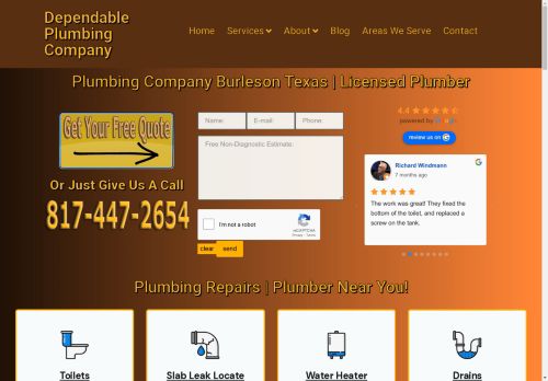 Dependable Plumbing Company Home